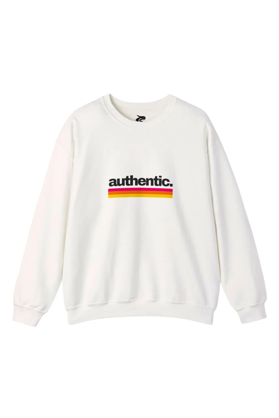 Authentic. | Premium 350 GSM Minimalist Retro Sweatshirt for Men