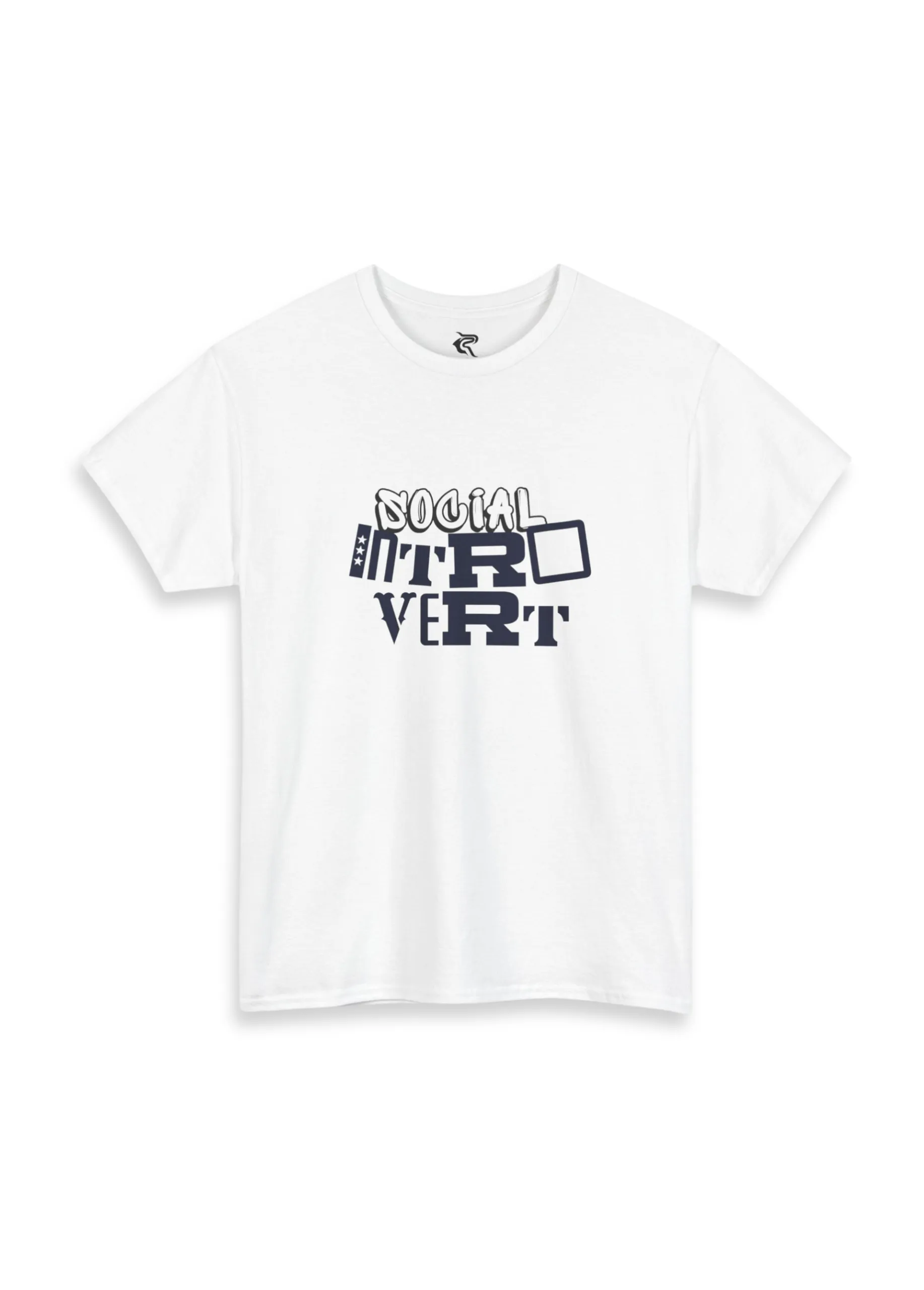 SOCIAL INTROVERT | Premium 180 GSM Cotton T-Shirt for Men