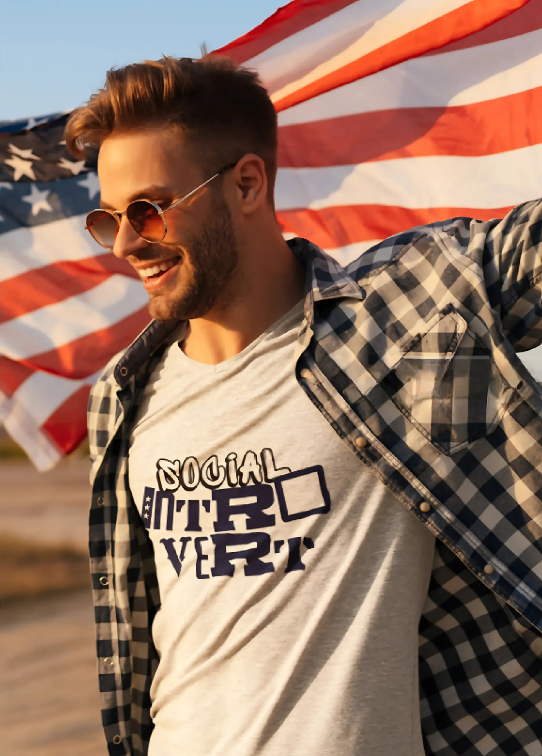 SOCIAL INTROVERT | Premium 180 GSM Cotton T-Shirt for Men - Image 7