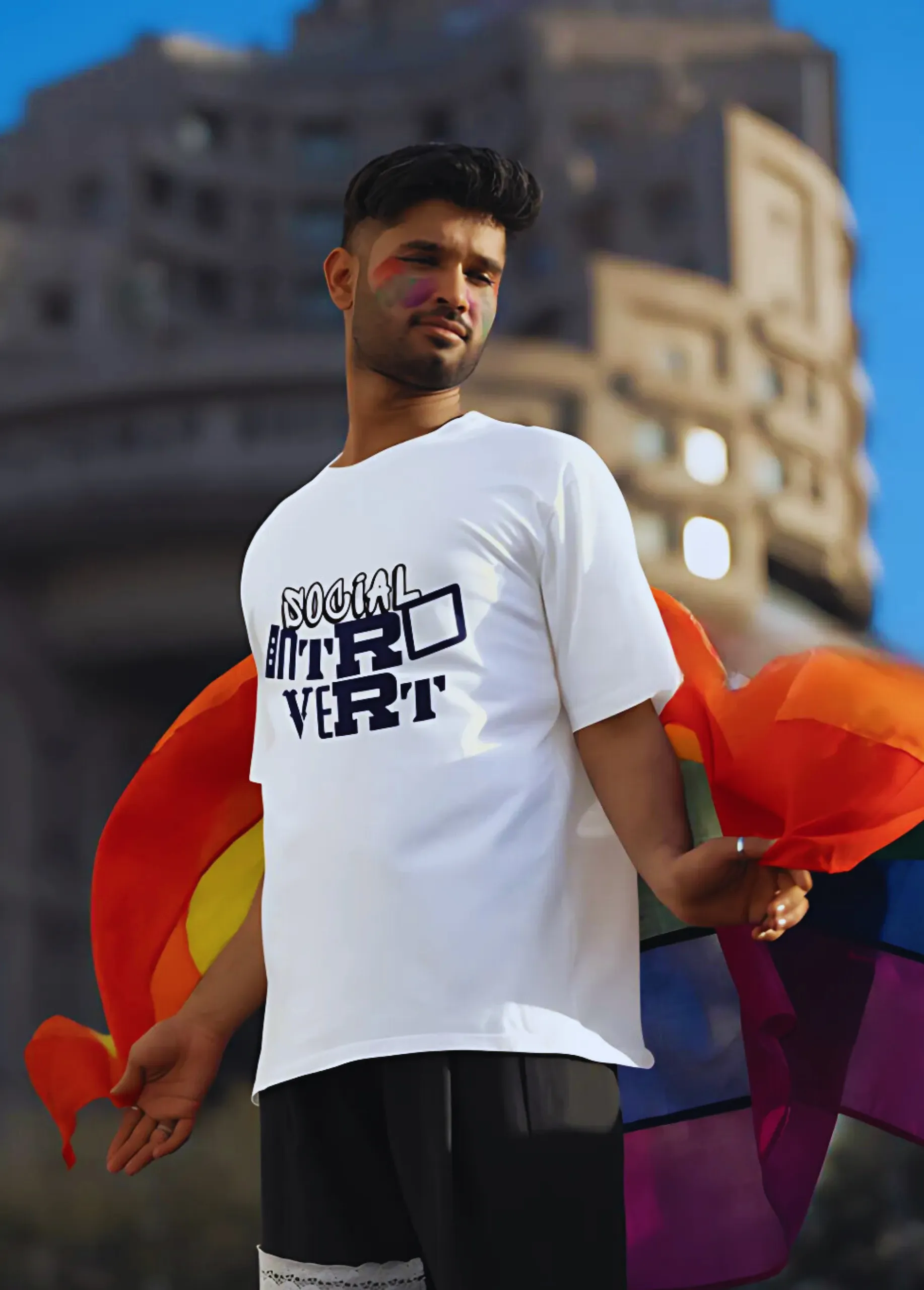 SOCIAL INTROVERT | Premium 180 GSM Cotton T-Shirt for Men - Image 9
