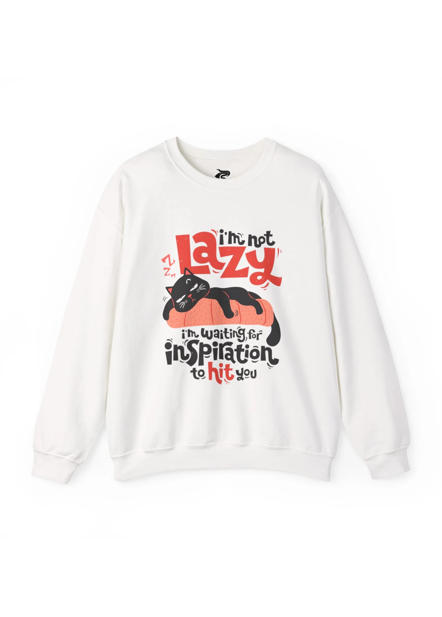 I'm Not Lazy | Premium 350 GSM Funny Cat Sweatshirt for Women