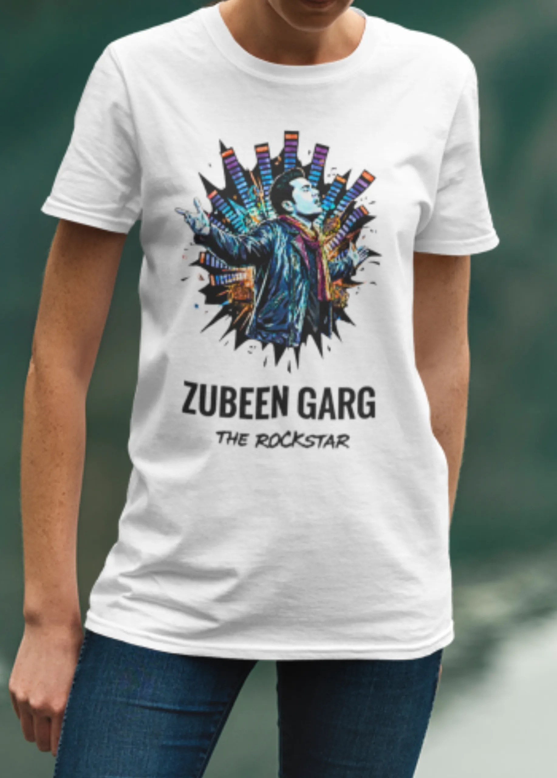 Zubeen Garg The Rockstar | Premium 180 GSM Tribute T-Shirt - Image 5
