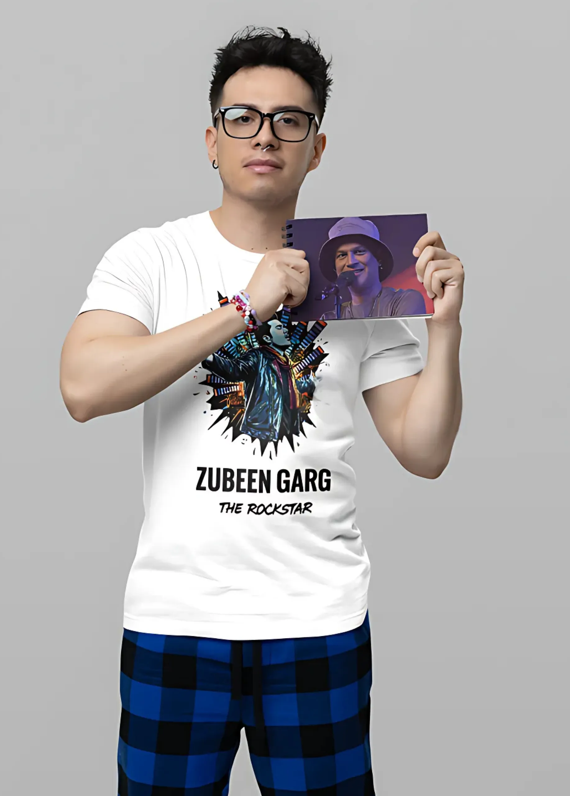 Zubeen Garg The Rockstar | Premium 180 GSM Tribute T-Shirt - Image 6