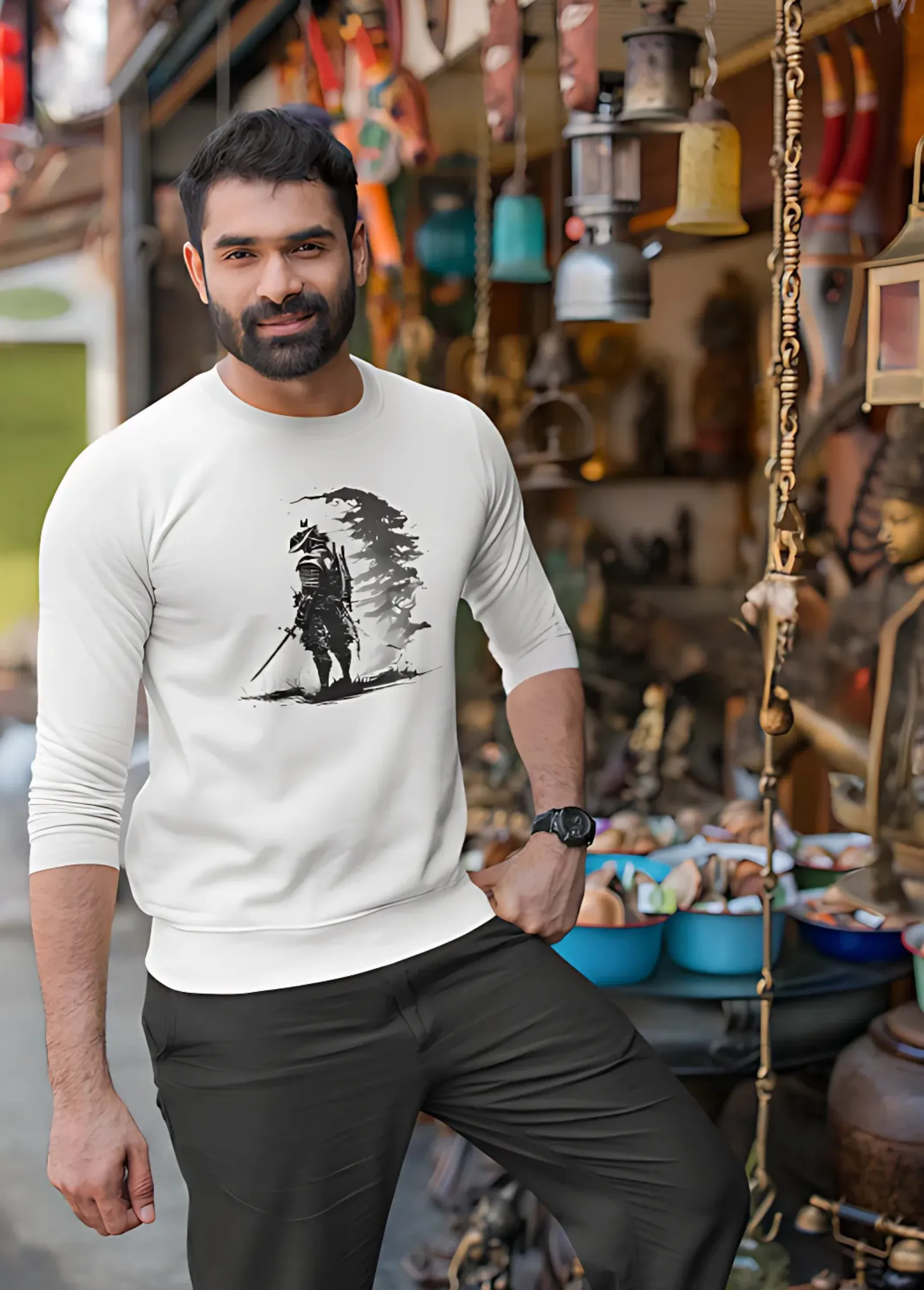 The Samurai Spirit | Premium 350 GSM Japanese Art Sweatshirt - Image 7