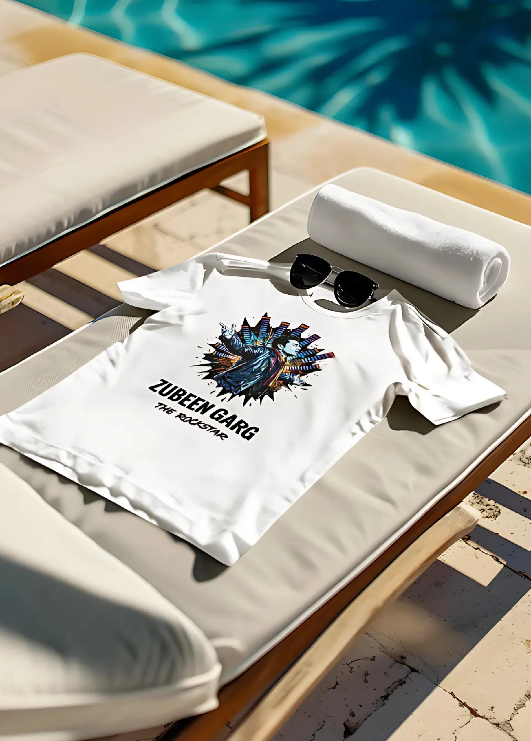 Zubeen Garg The Rockstar | Premium 180 GSM Tribute T-Shirt - Image 7