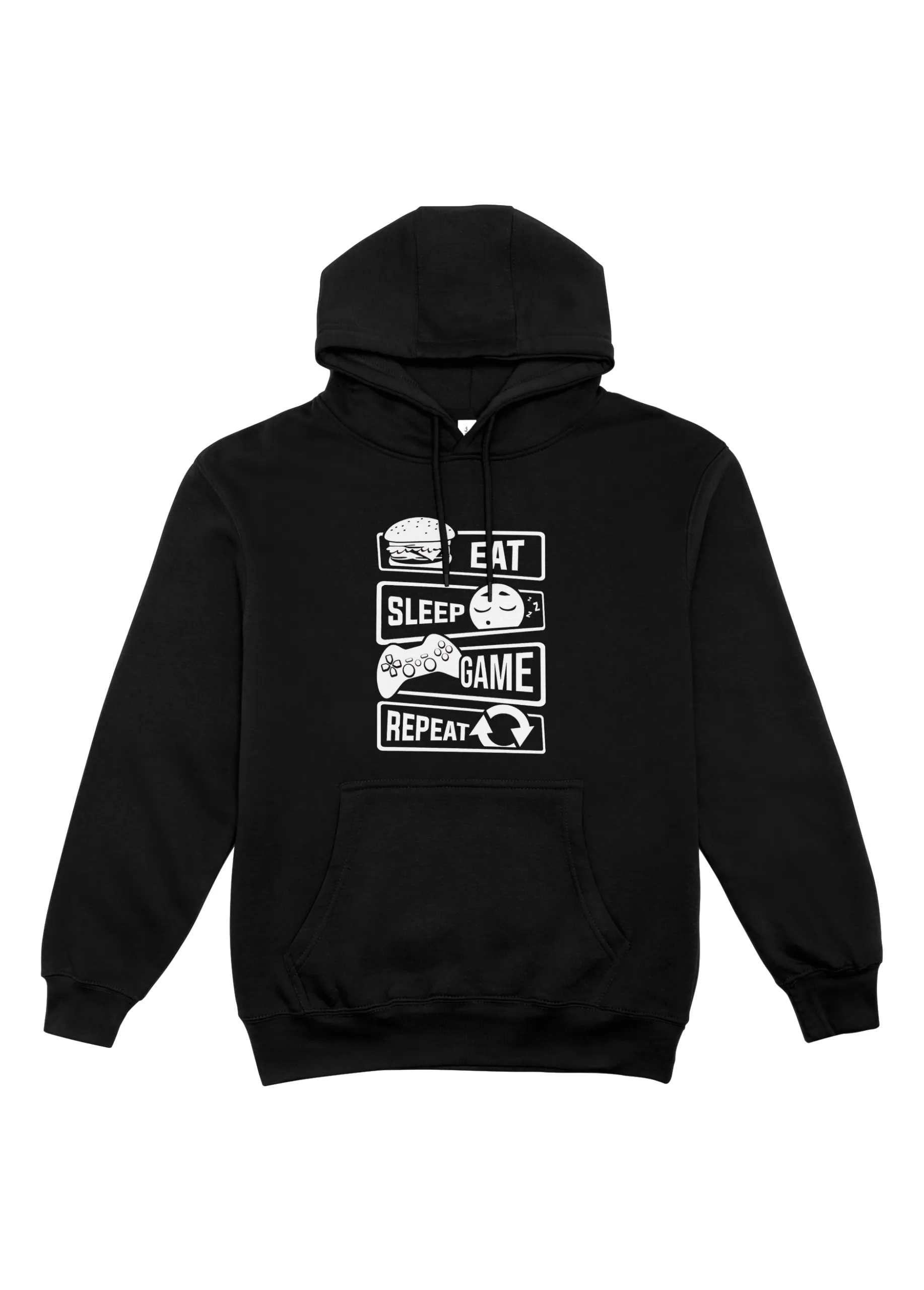 Eat-Sleep-Game-Repeat | Premium Gamer Lifestyle Hoodie