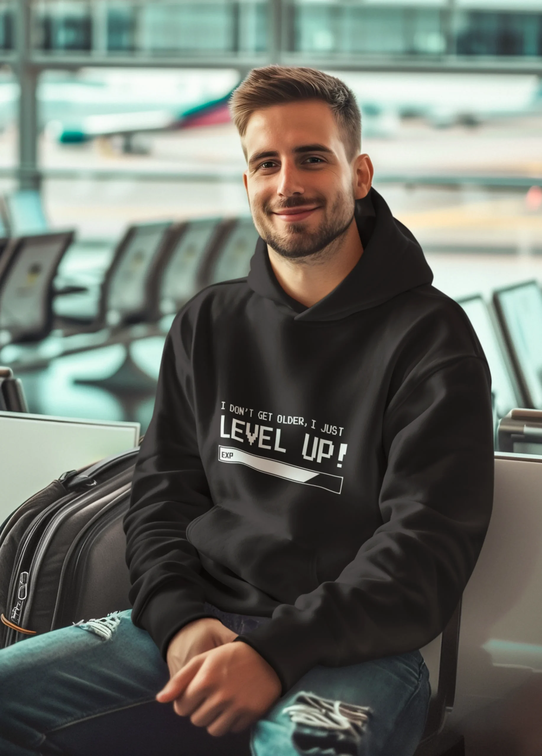 I Just Level Up! | Premium Gamer Hoodie - Image 4
