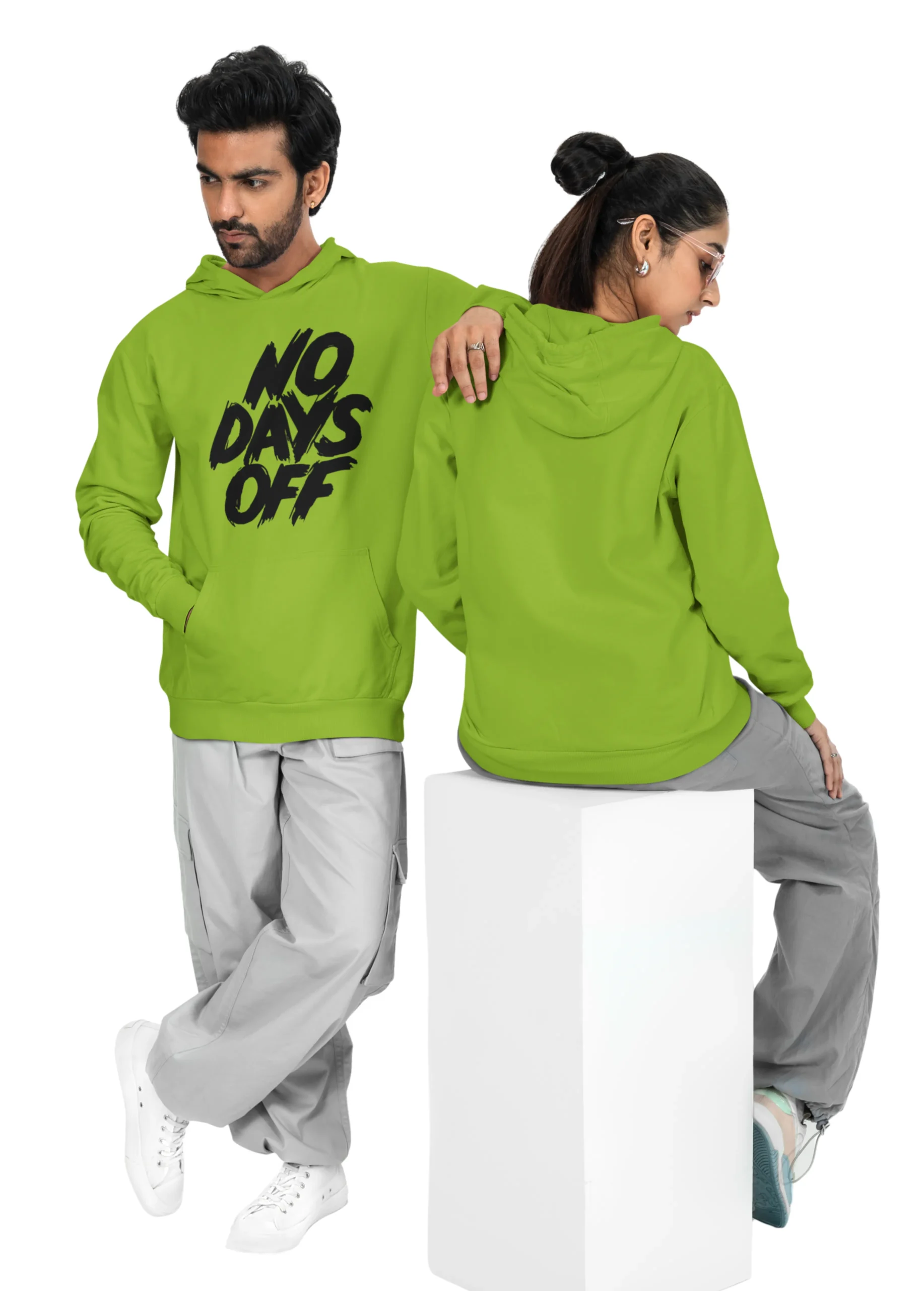 NO DAYS OFF | Premium Motivational Streetwear Hoodie - Image 5