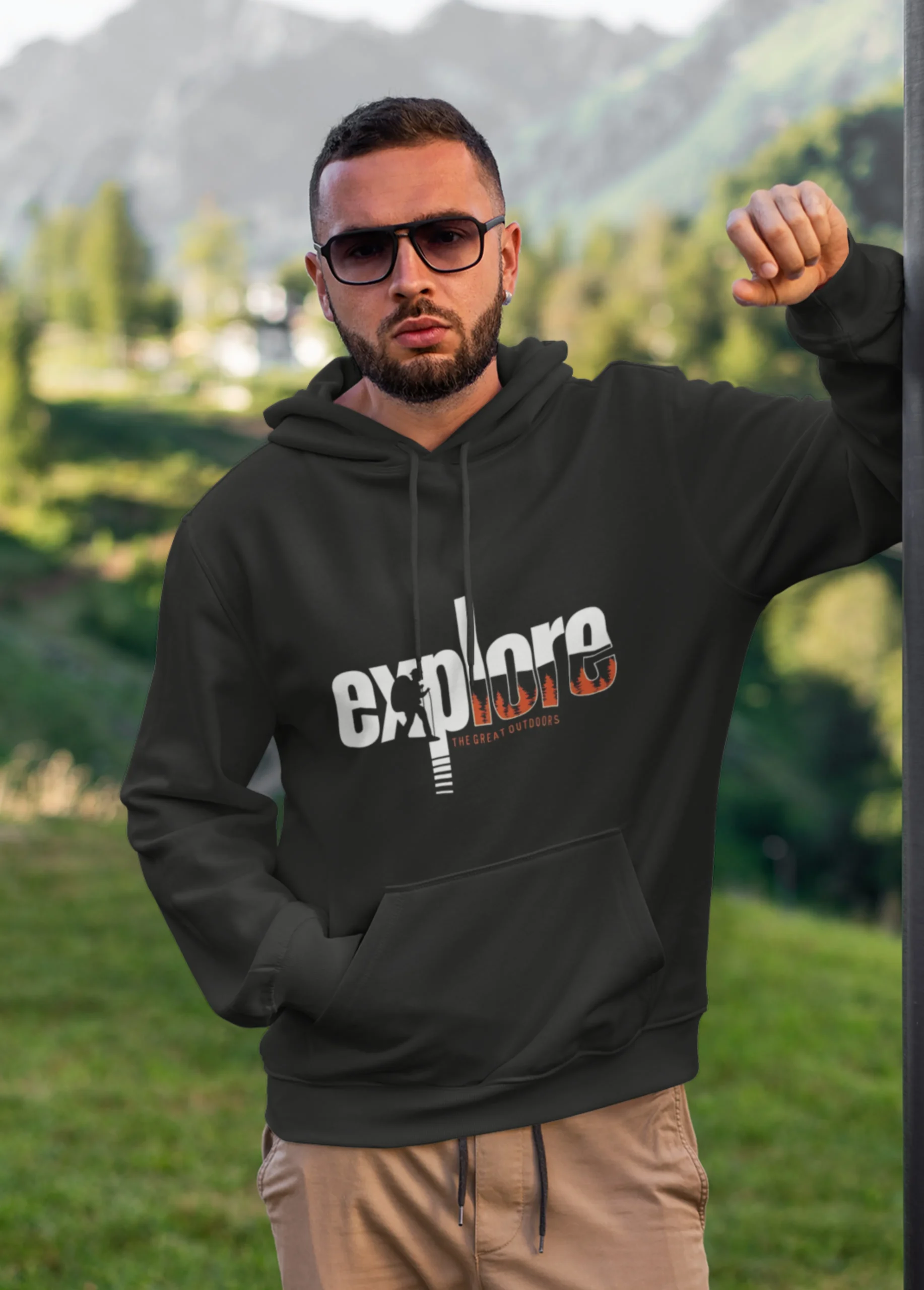 Explore The Great Outdoors | Premium Adventure Hoodie - Image 8
