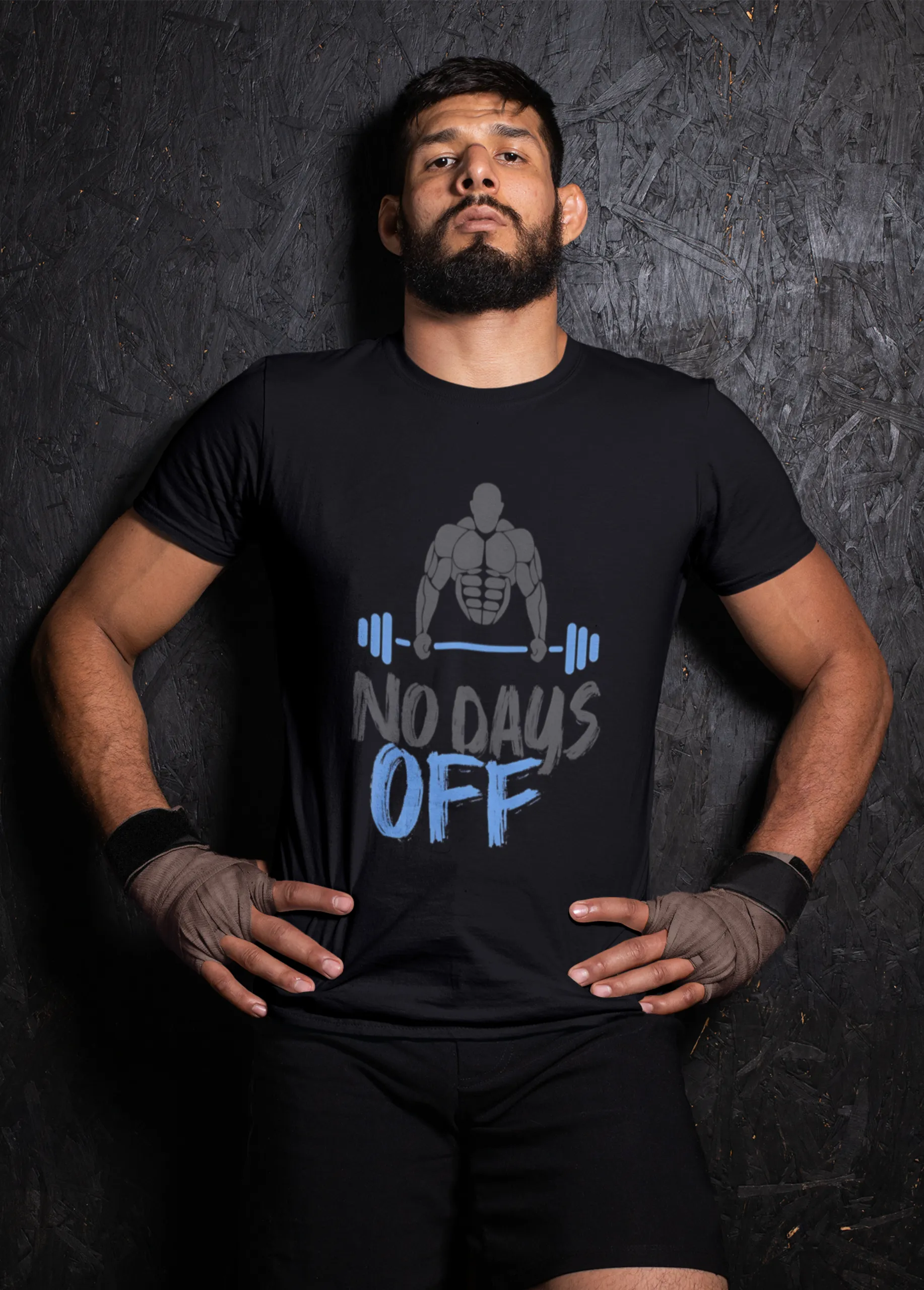 NO DAYS OFF | Premium Men's Gym & Fitness T-Shirt - Image 4