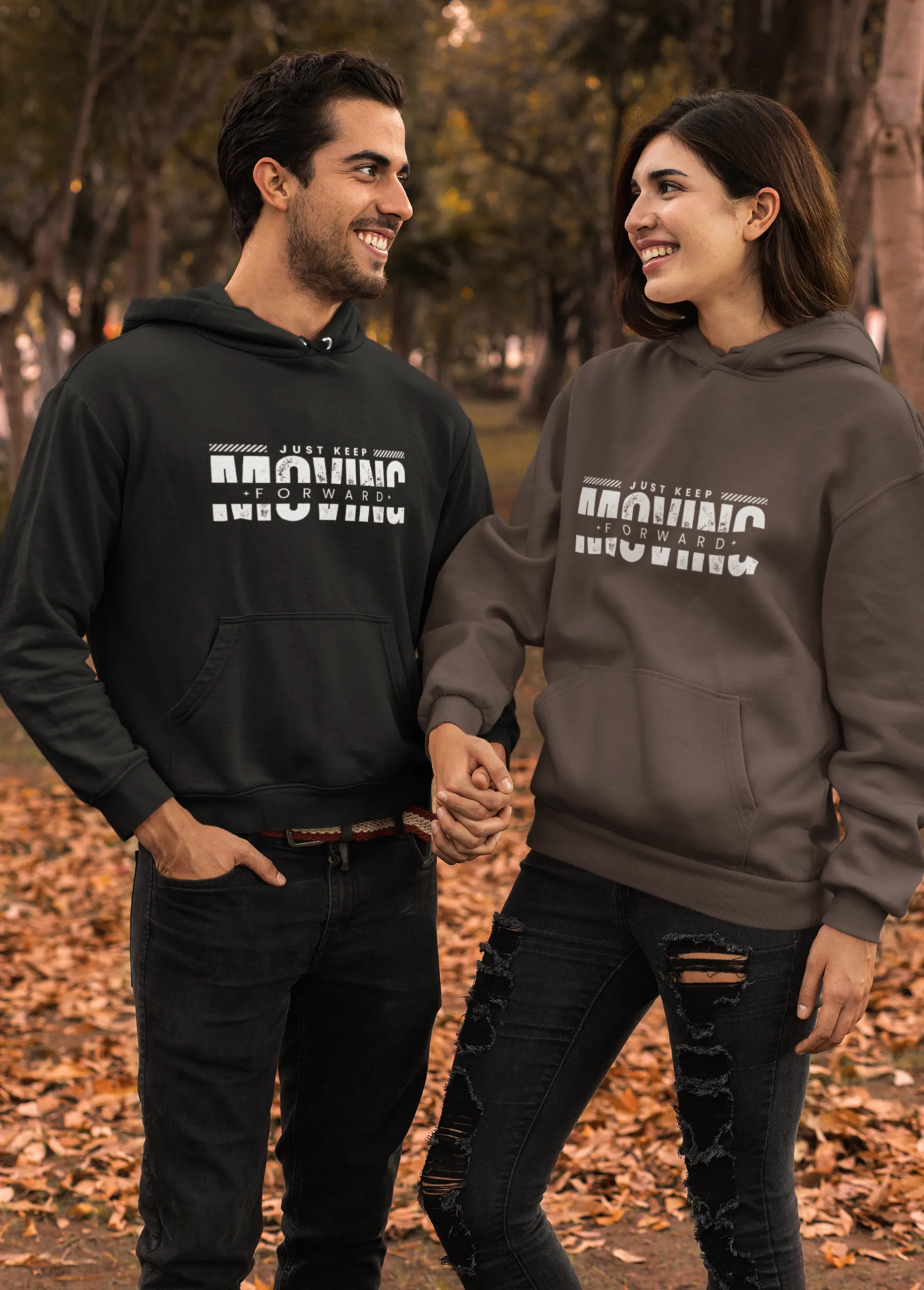 Just Keep Moving Forward | Premium Unisex Hoodie - Image 9