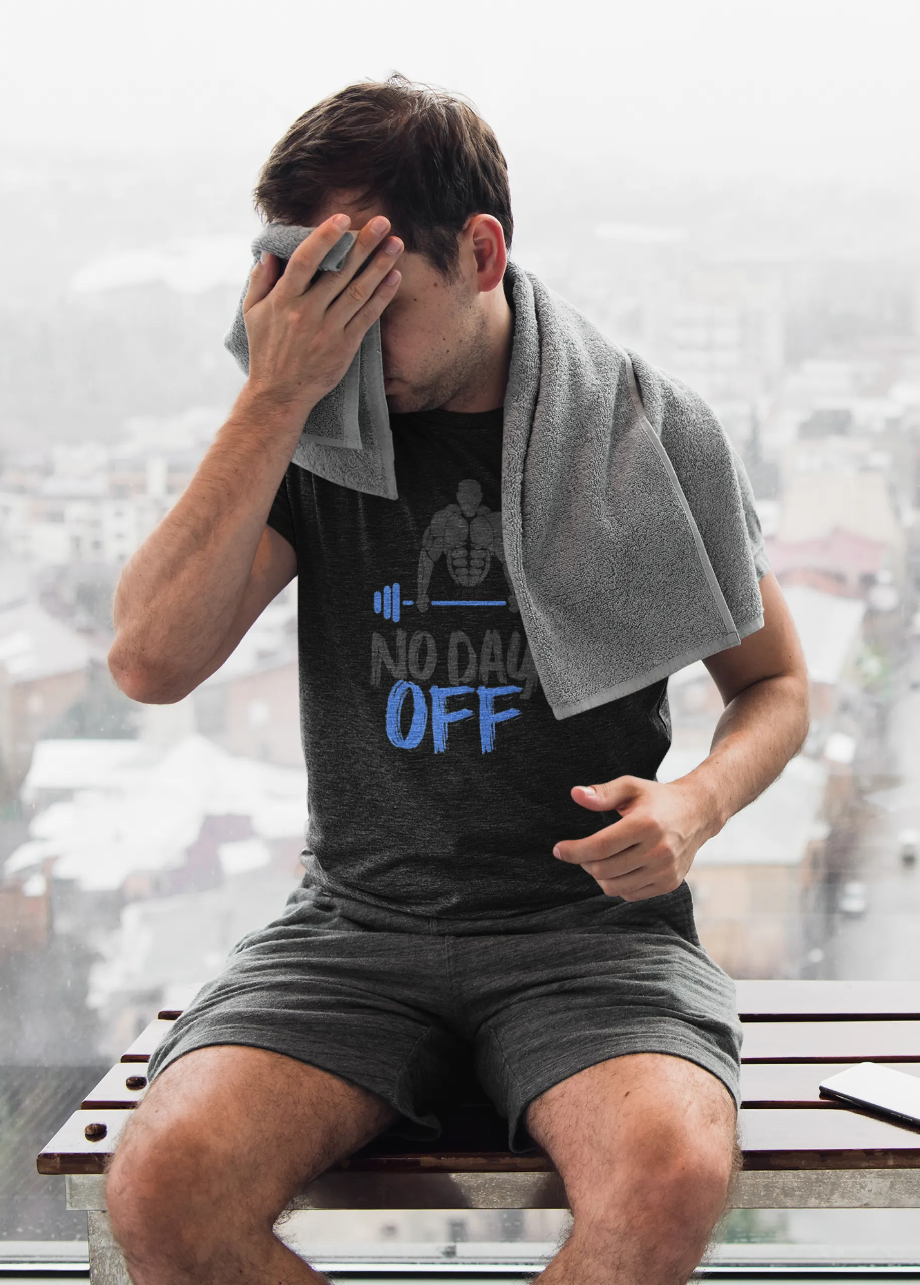 NO DAYS OFF | Premium Men's Gym & Fitness T-Shirt - Image 10