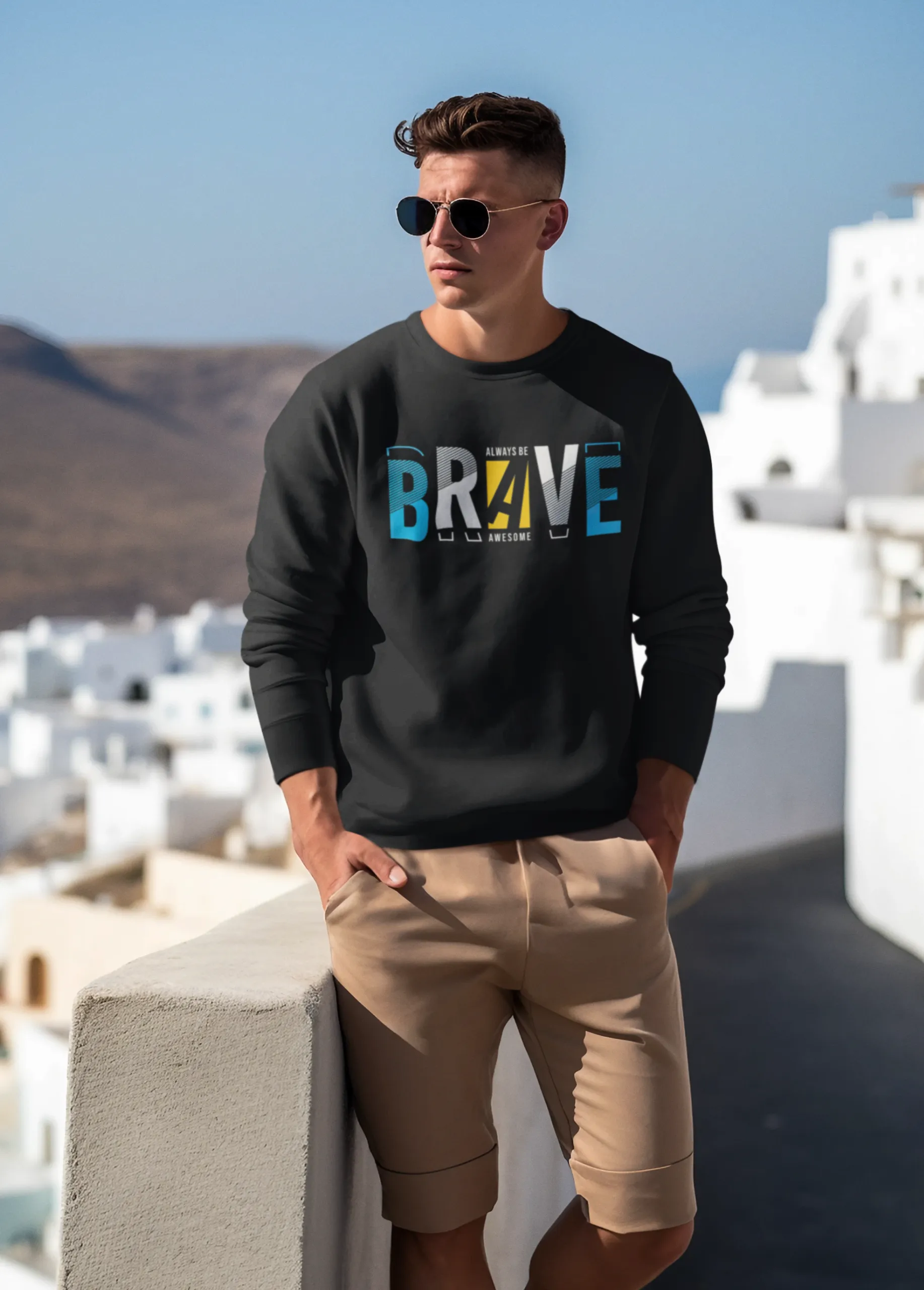 Always Be Brave | Premium Sweatshirt - Image 2