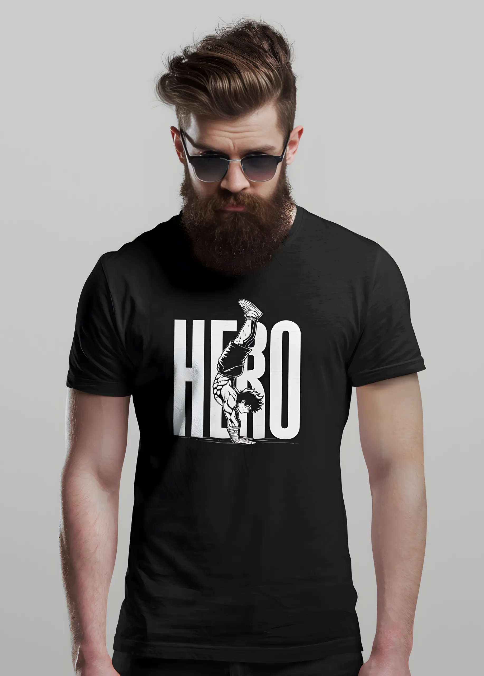 HERO | Premium 180 GSM Cotton Anime Streetwear T-Shirt - Image 5
