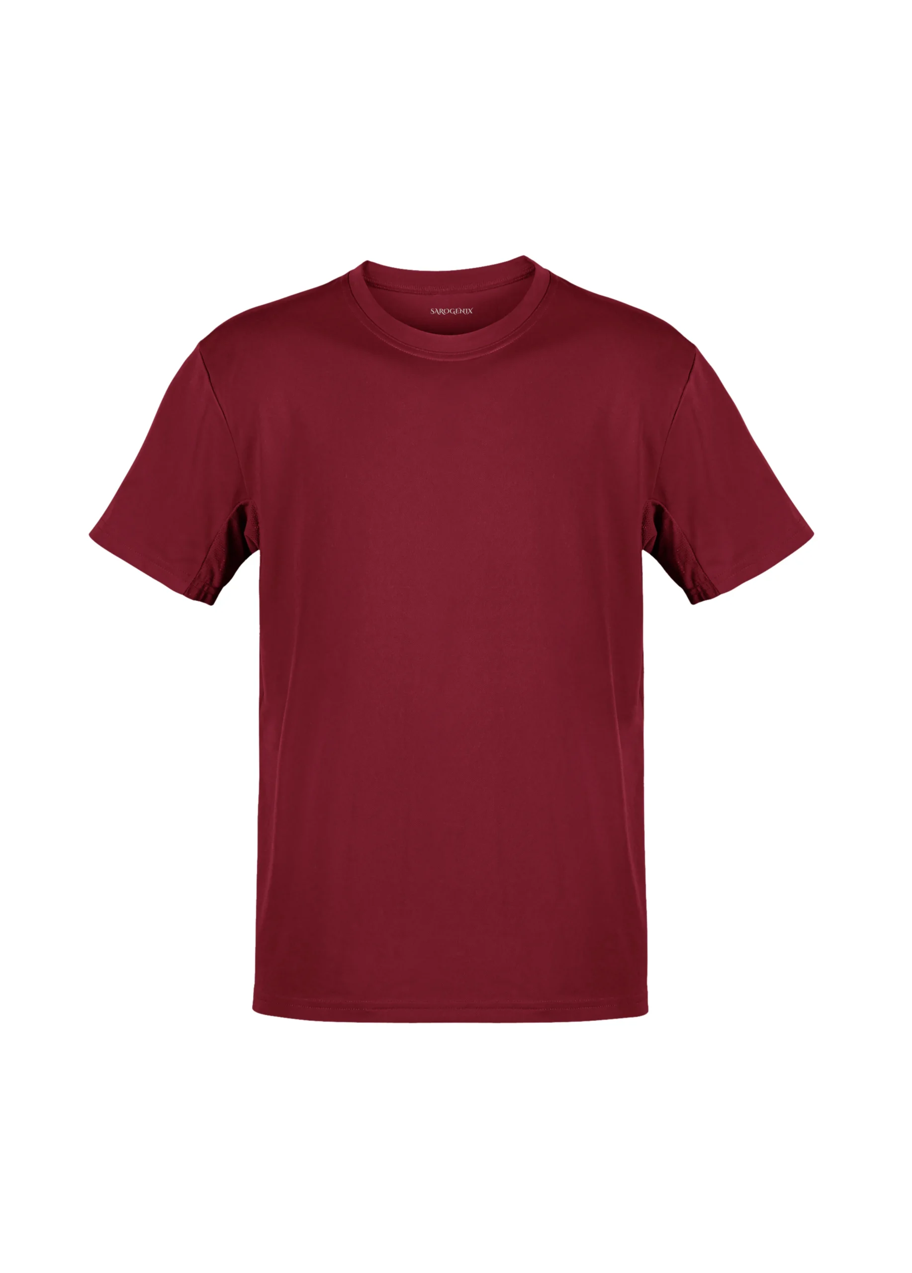 Maroon SaroGenix Premium Solid T-Shirt for Men & Women | 100% Cotton 180 GSM Super Smooth Regular Fit